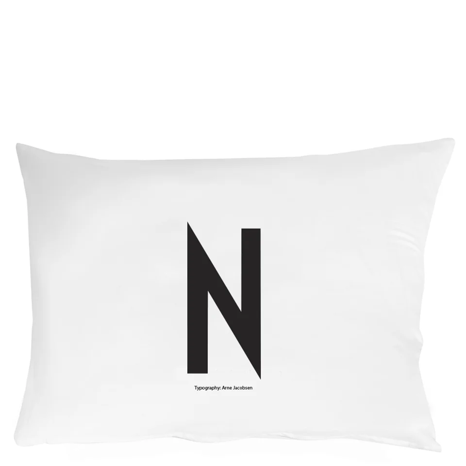 Design Letters Pillowcase - 70x50 cm - N Image 1