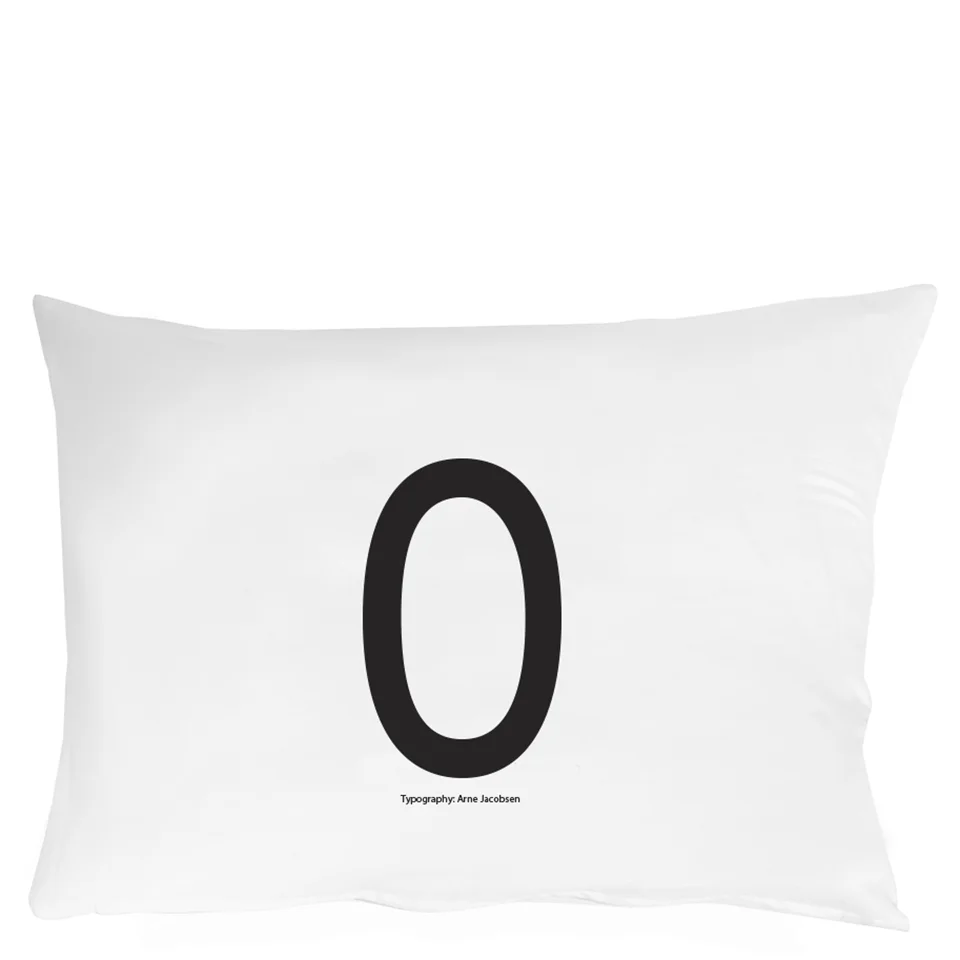 Design Letters Pillowcase - 70x50 cm - O Image 1