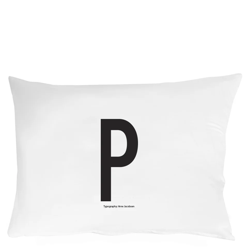 Design Letters Pillowcase - 70x50 cm - P Image 1