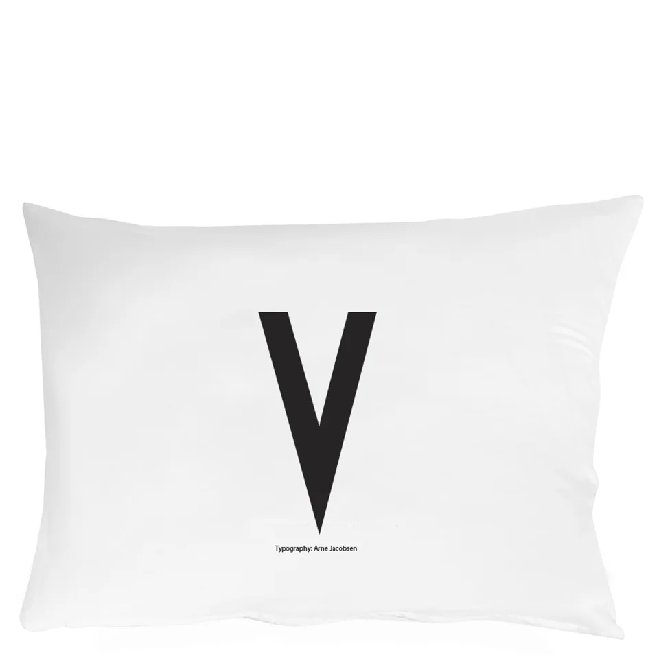 Design Letters Pillowcase - 70x50 cm - V Image 1