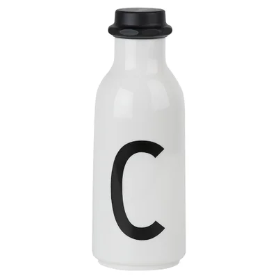 Design Letters Water Bottle - C