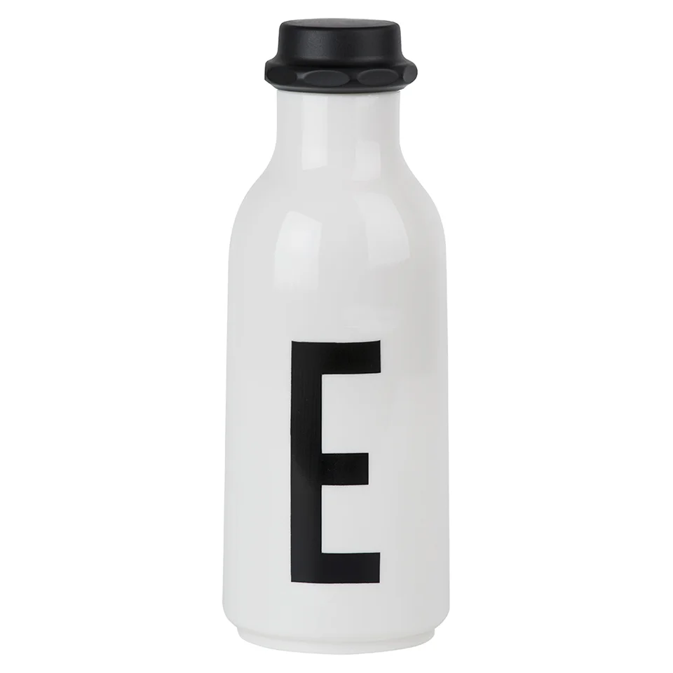 Design Letters Water Bottle - E Image 1