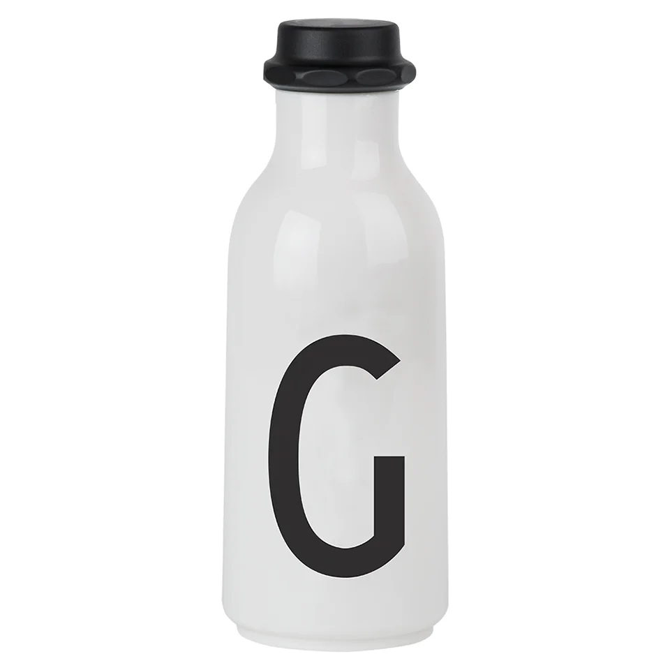 Design Letters Water Bottle - G Image 1