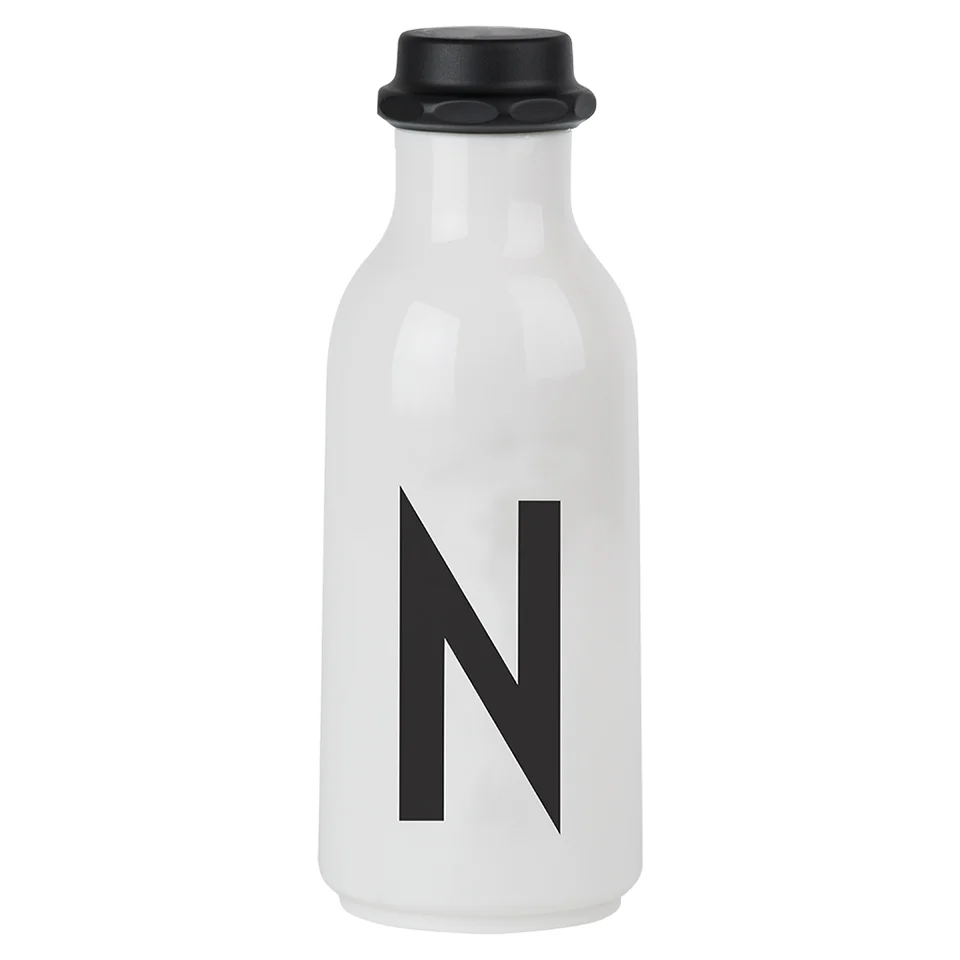 Design Letters Water Bottle - N Image 1