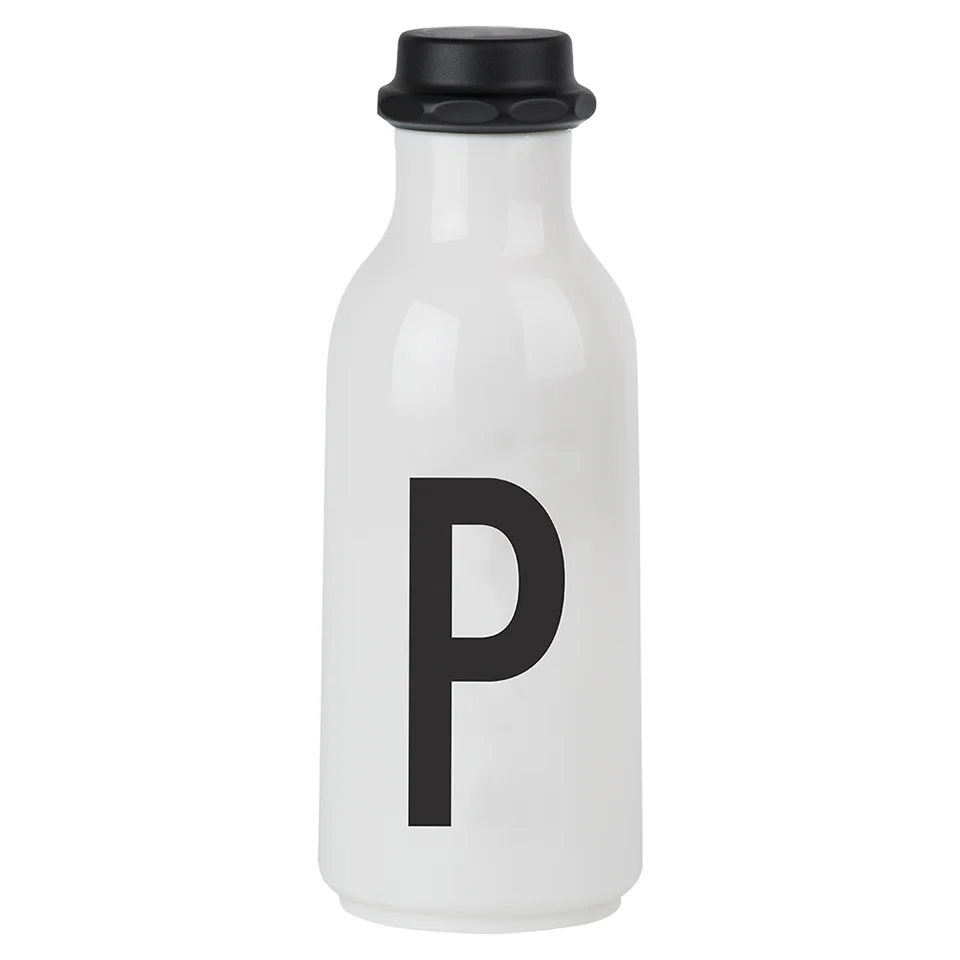 Design Letters Water Bottle - P Image 1
