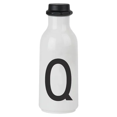Design Letters Water Bottle - Q