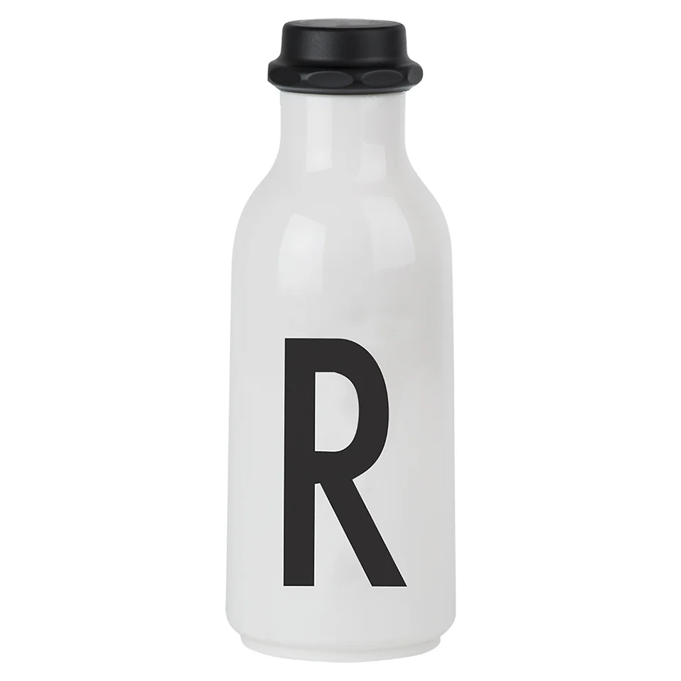 Design Letters Water Bottle - R Image 1