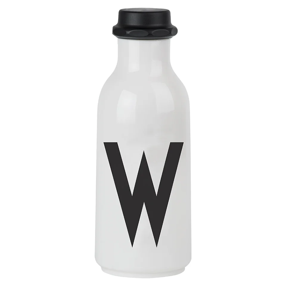 Design Letters Water Bottle - W Image 1