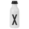 Design Letters Water Bottle - X - Image 1