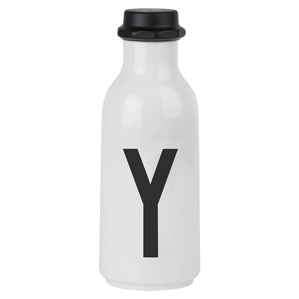 Design Letters Water Bottle - Y Image 1