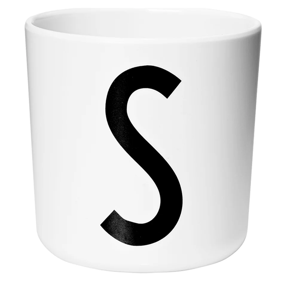 Design Letters Kids' Collection Melamin Cup - White - S Image 1