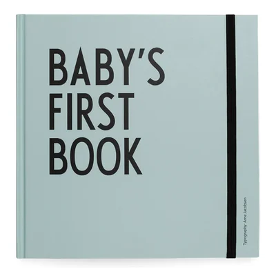 Design Letters Kids' Collection Baby's First Book - Turquoise