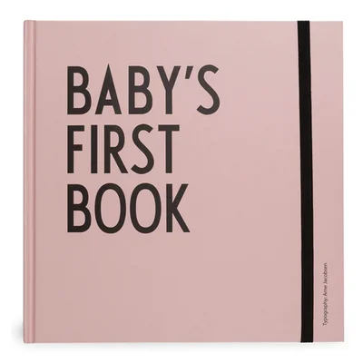 Design Letters Kids' Collection Baby's First Book - Pink