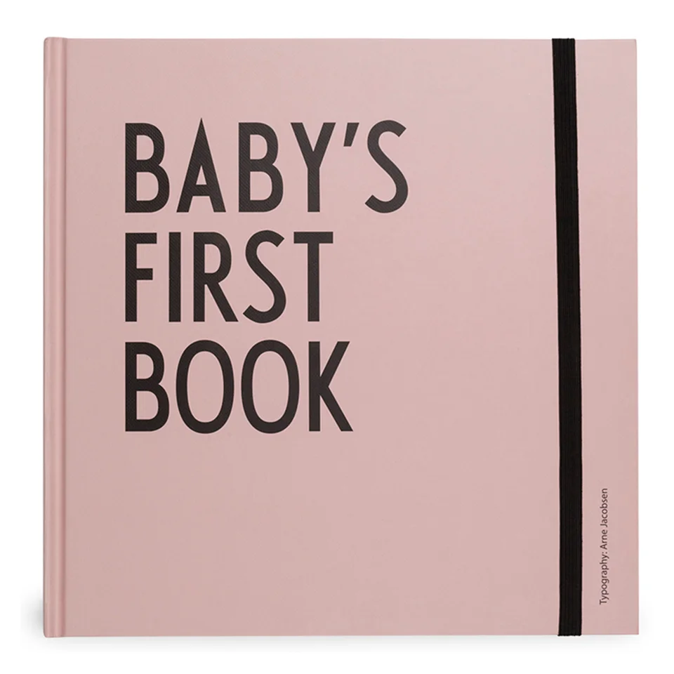 Design Letters Kids' Collection Baby's First Book - Pink Image 1