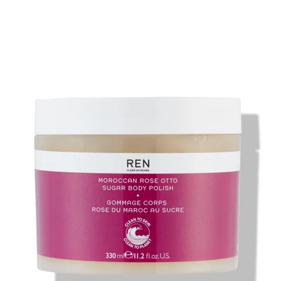 REN Clean Skincare Moroccan Rose Otto Sugar Body Polish 330ml