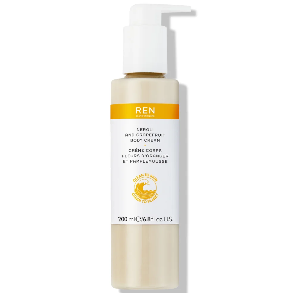 REN Clean Skincare Neroli and Grapfruit Body Cream 200ml Image 1
