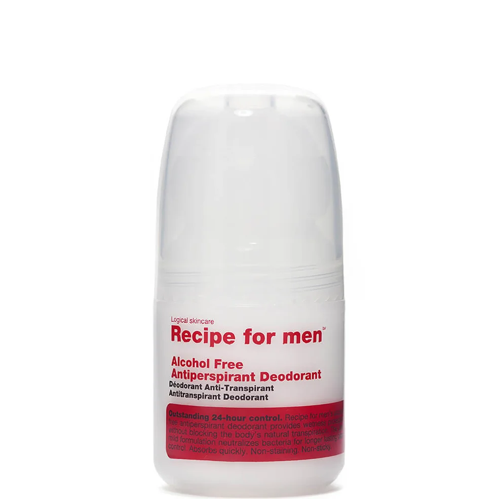 Recipe For Men Alcohol Free Antiperspirant Deodorant 60ml Image 1