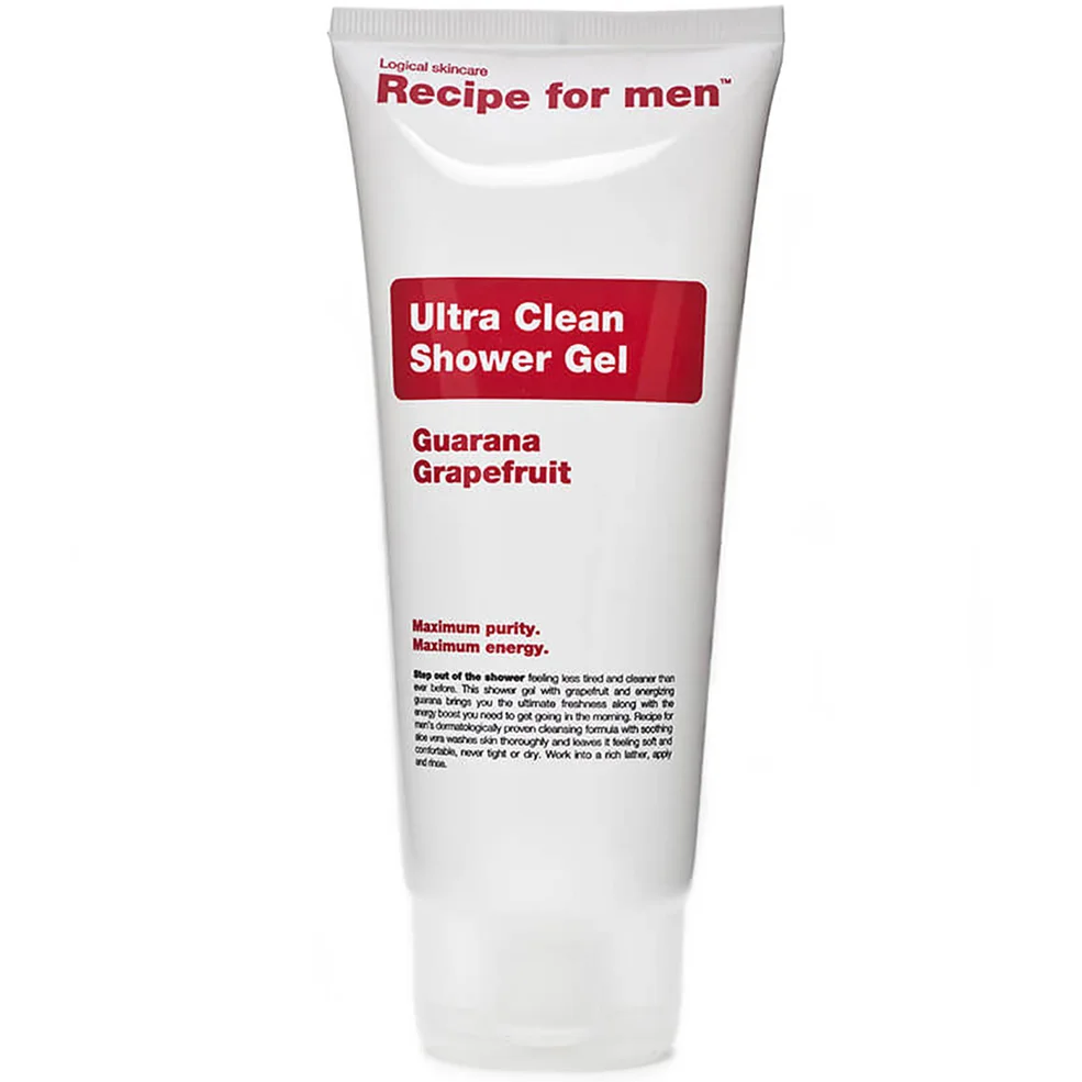 Recipe for Men Ultra Clean Shower Gel 200ml Image 1