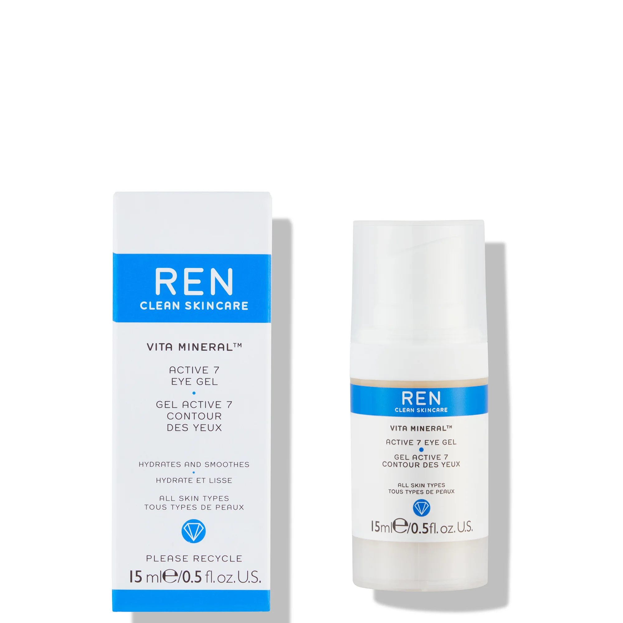 REN Clean Skincare Vita Mineral Active 7 Eye Gel 15ml Image 1