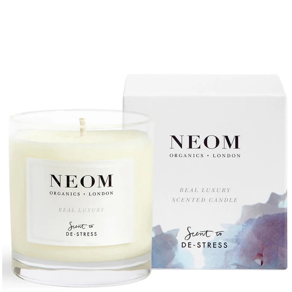 NEOM Real Luxury De-Stress Scented 1 Wick Candle Image 1