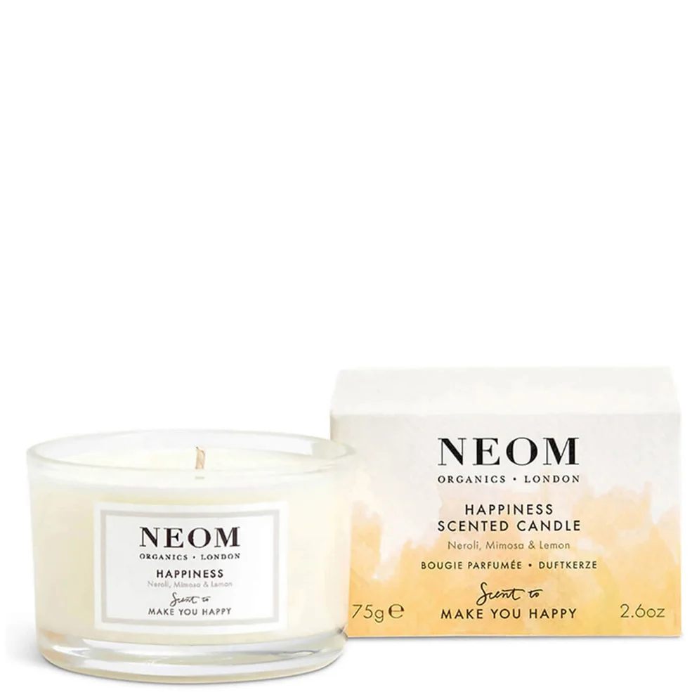 NEOM Happiness Scented Travel Candle Image 1