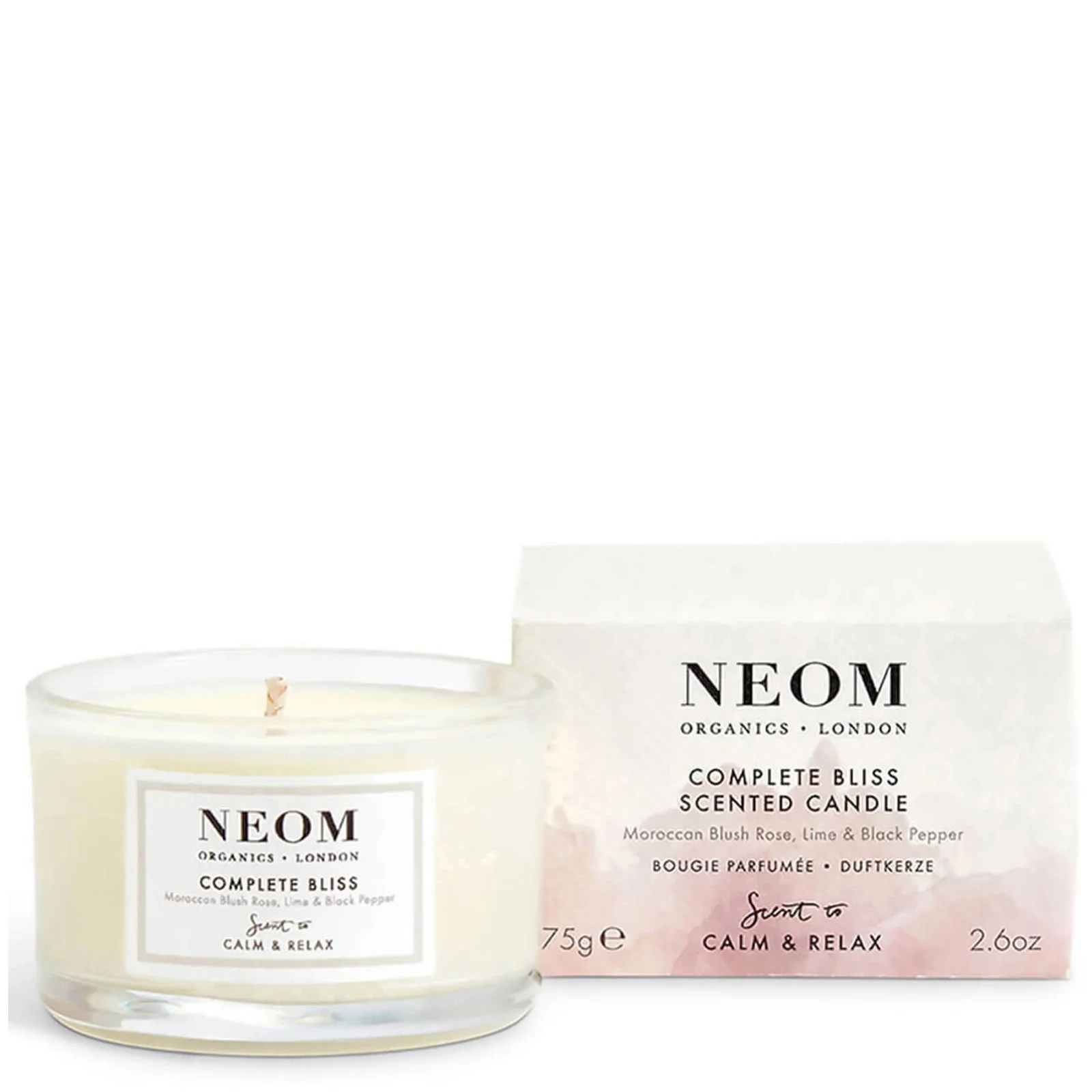 NEOM Complete Bliss Travel Scented Candle Image 1