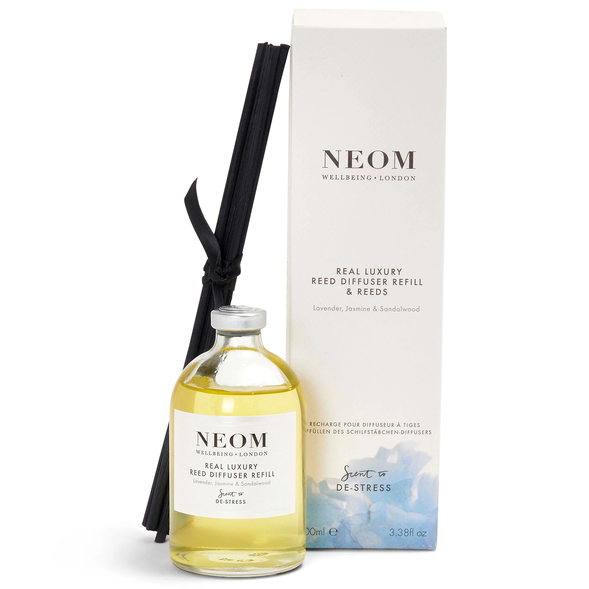 NEOM Real Luxury De-Stress Reed Diffuser Refill Image 1