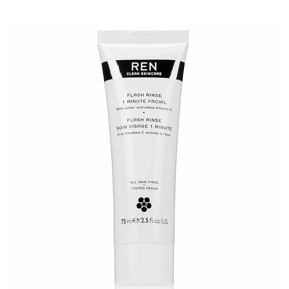 REN Clean Skincare Flash Rinse 1 Minute Facial 75ml Image 1