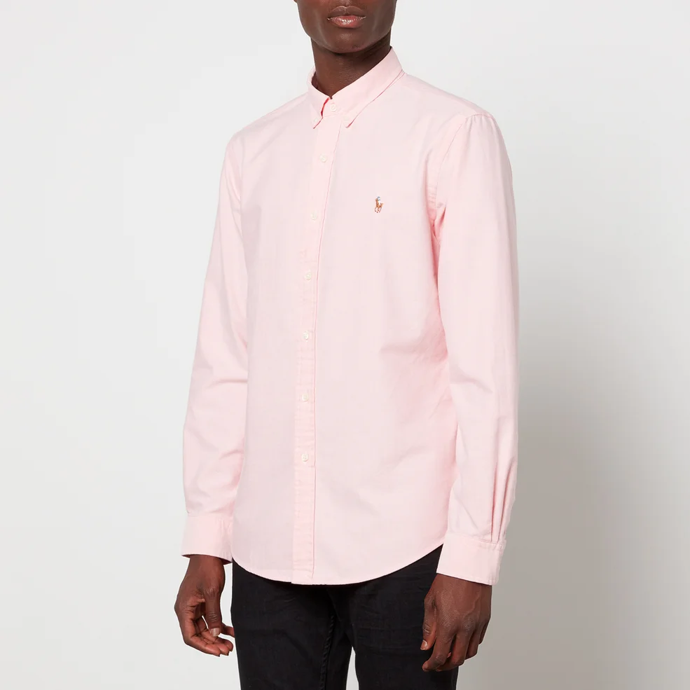 Polo Ralph Lauren Men's Slim Fit Oxford Long Sleeve Shirt - BSR Pink - S Image 1