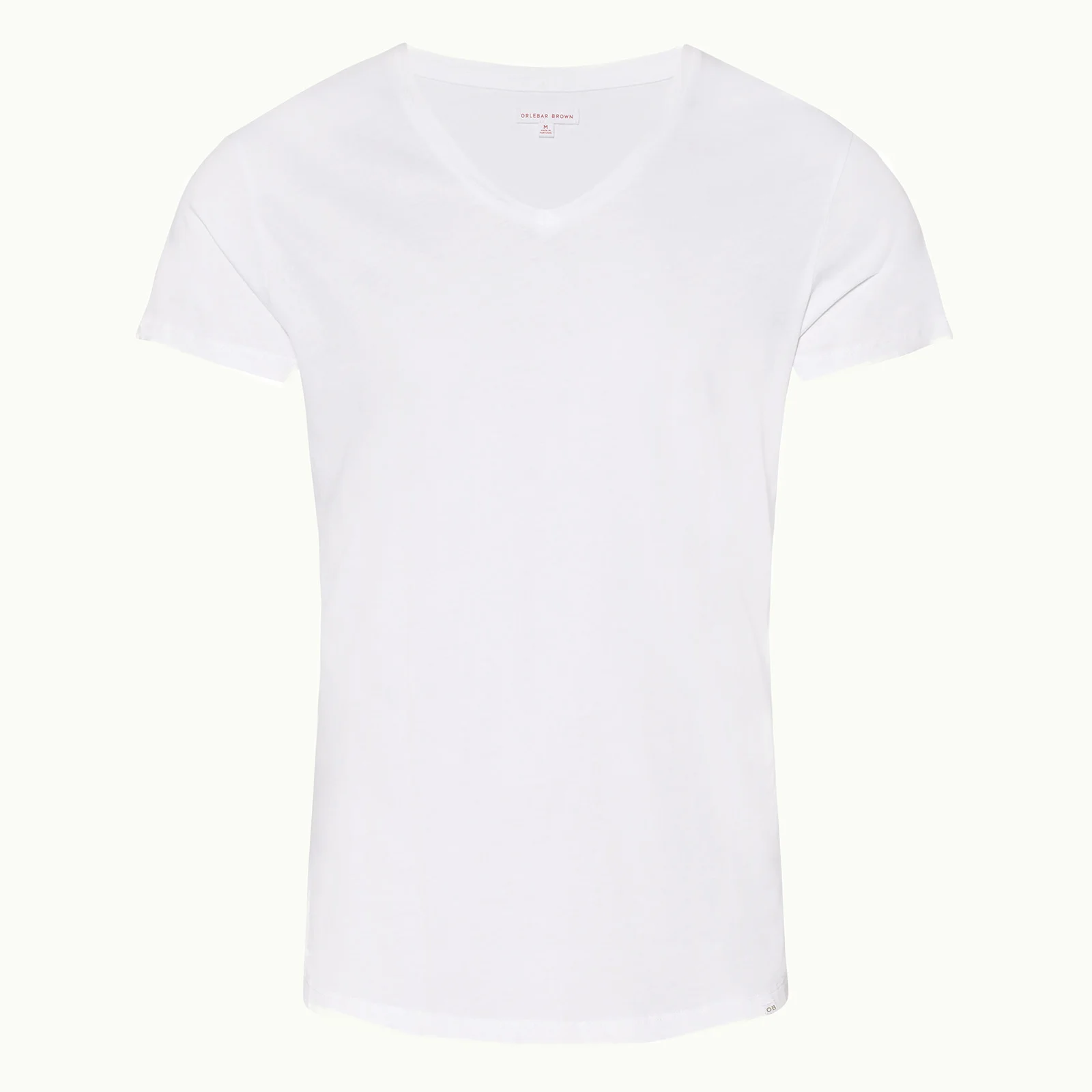 Orlebar Brown Men's Obv V Neck T-Shirt - White Image 1