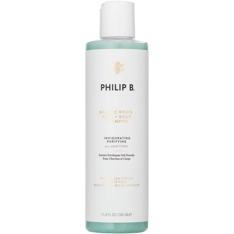 Philip B Nordic Wood Hair and Body Shampoo (350ml) Image 1