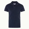 Orlebar Brown Men's Terry Towelling Polo Shirt - Navy - Image 1