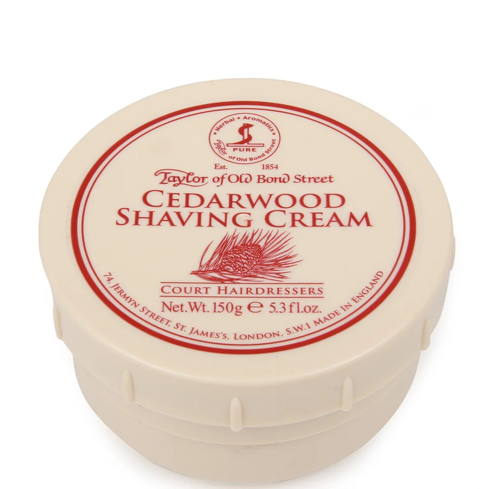 Taylor of Old Bond Street Shaving Cream Bowl - Cedarwood (150g) Image 1