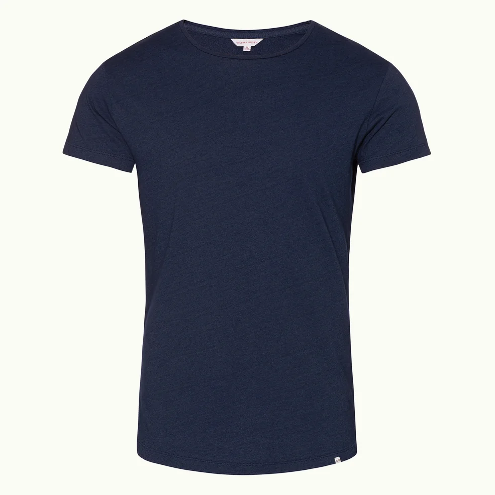 Orlebar Brown Men's Crewneck T-Shirt - Denim Pigment Image 1