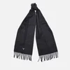 Barbour Men's Plain Lambswool Scarf - Charcoal - Image 1