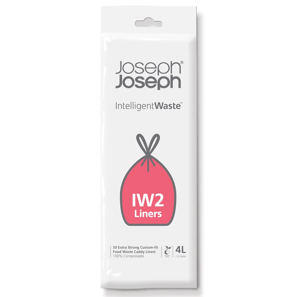 Joseph Joseph IW2 4 Litre Biodegradable Waste Caddy Liners (50 Pack) Image 1