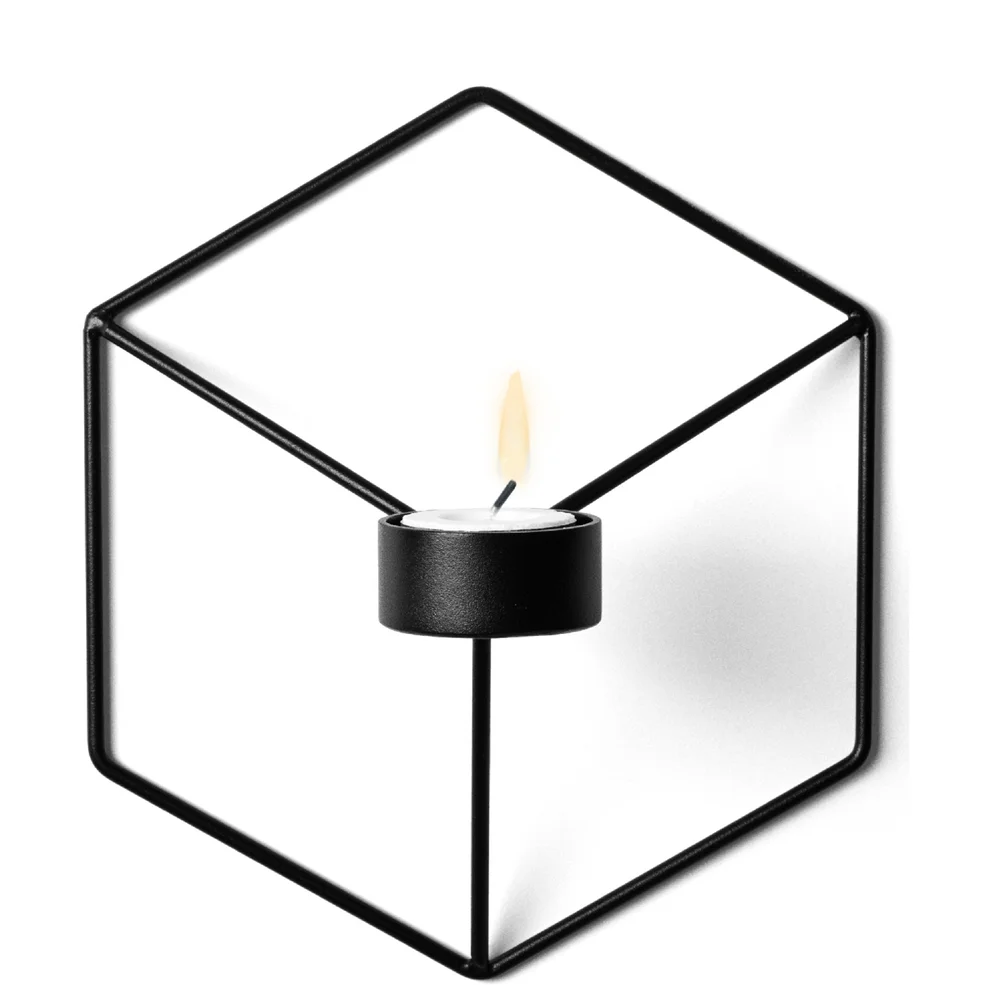 Menu POV Candle Holder Wall - Black Image 1