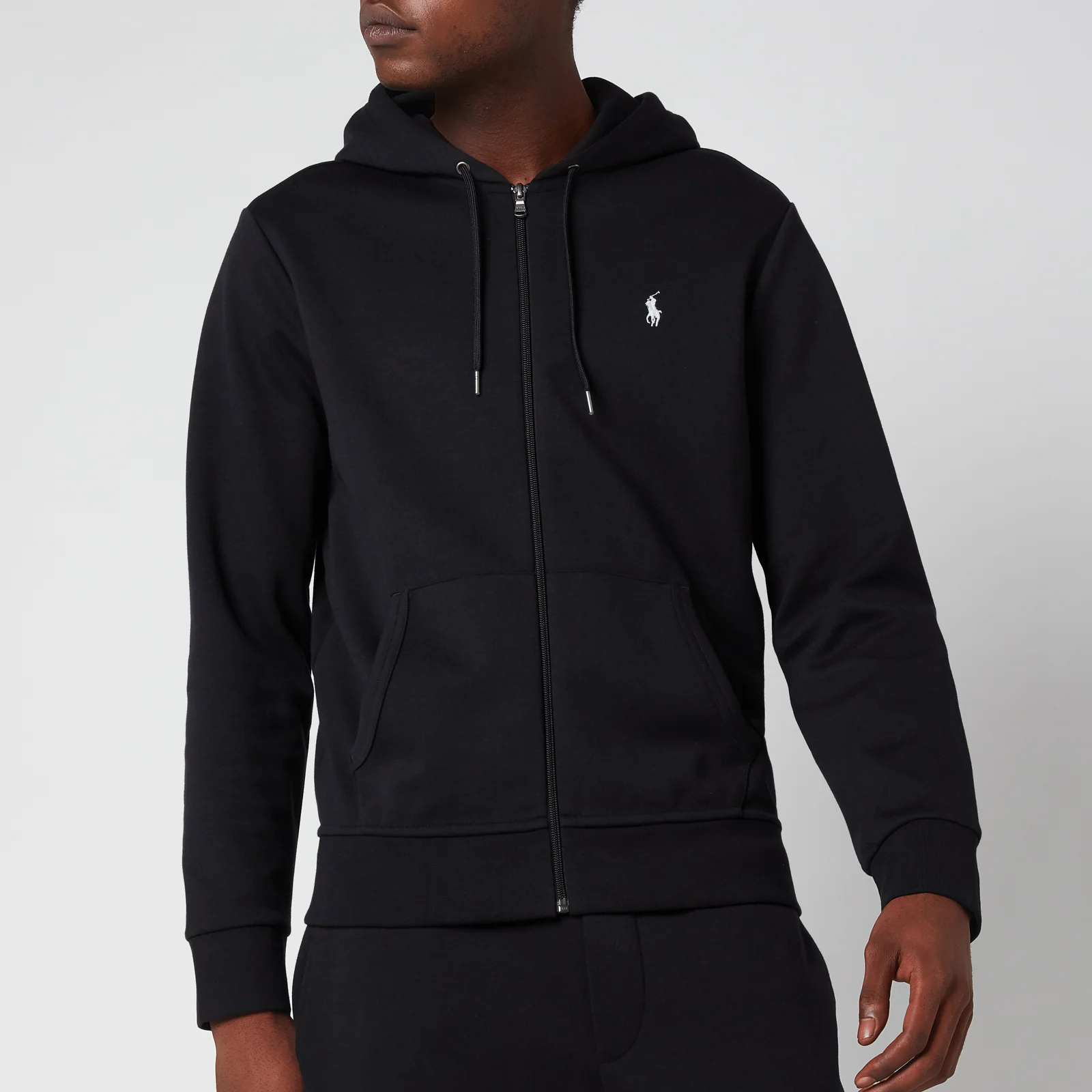 Polo Ralph Lauren Men's Double Knitted Zip-Through Hoodie - Polo Black Image 1