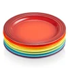 Le Creuset Stoneware Rainbow Plates (Set of 6) - Image 1