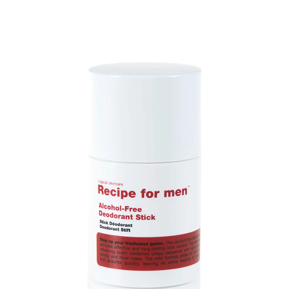 Recipe for Men Alcohol Free Deodorant Stick 75ml Image 1