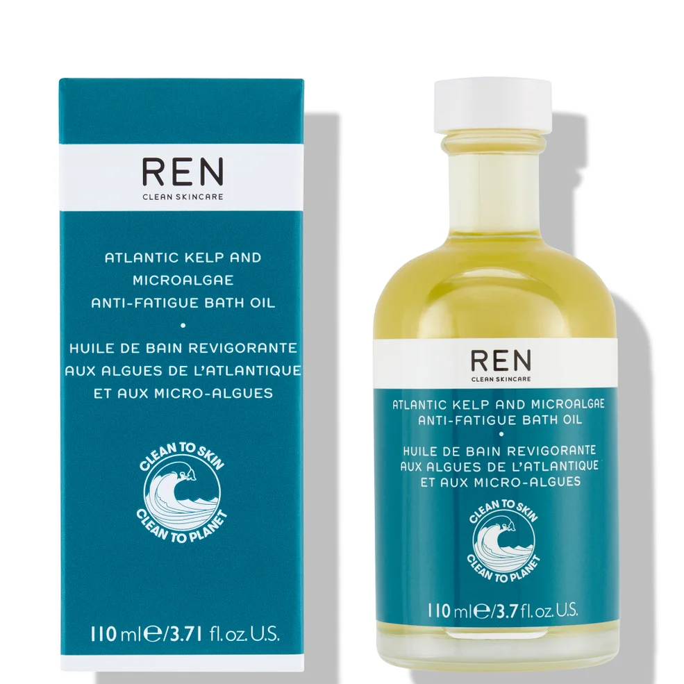 REN Clean Skincare Skincare Atlantic Kelp and Microalgae Anti-Fatigue Bath Oil 110ml Image 1