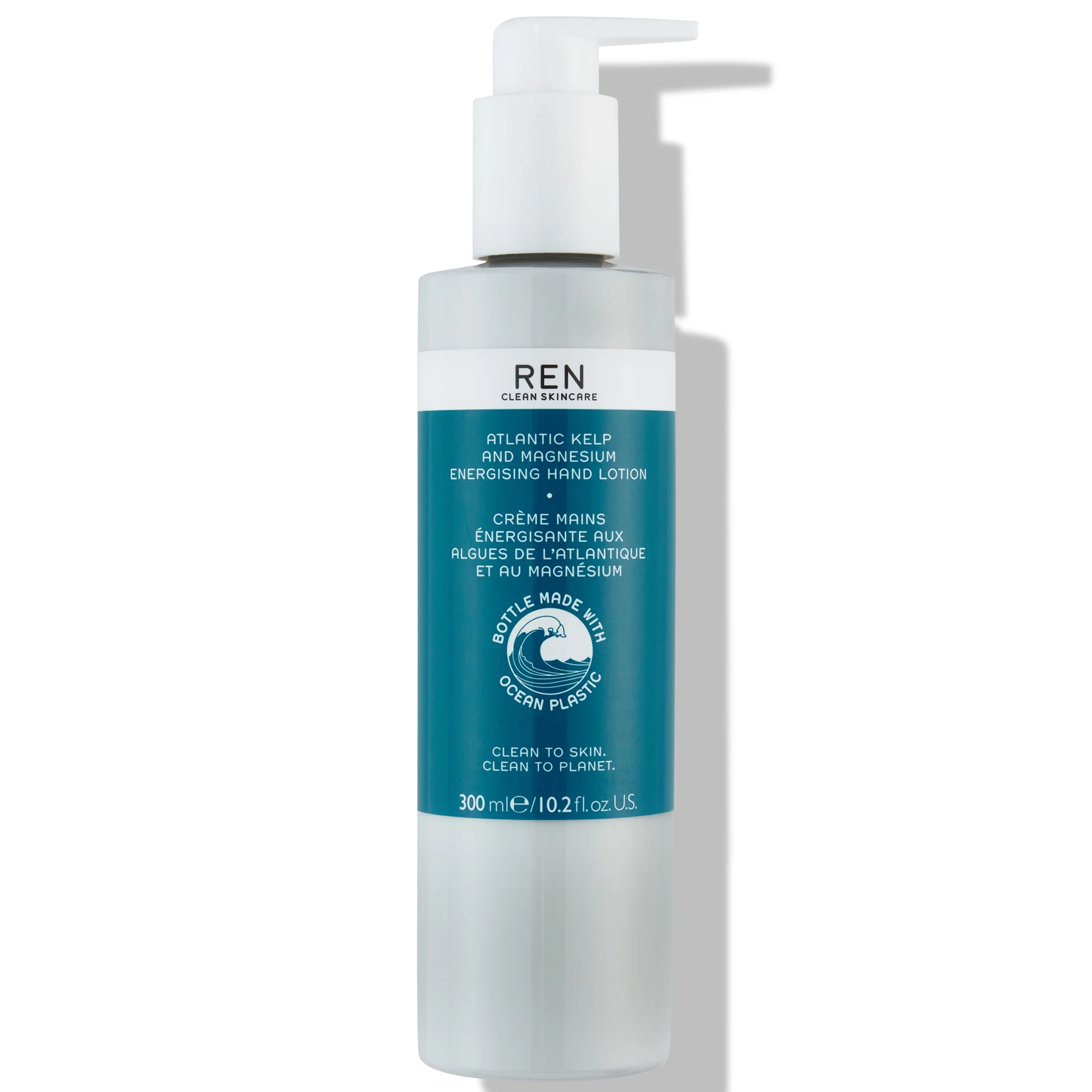 REN Clean Skincare Skincare Atlantic Kelp and Magnesium Energising Hand Lotion 300ml Image 1