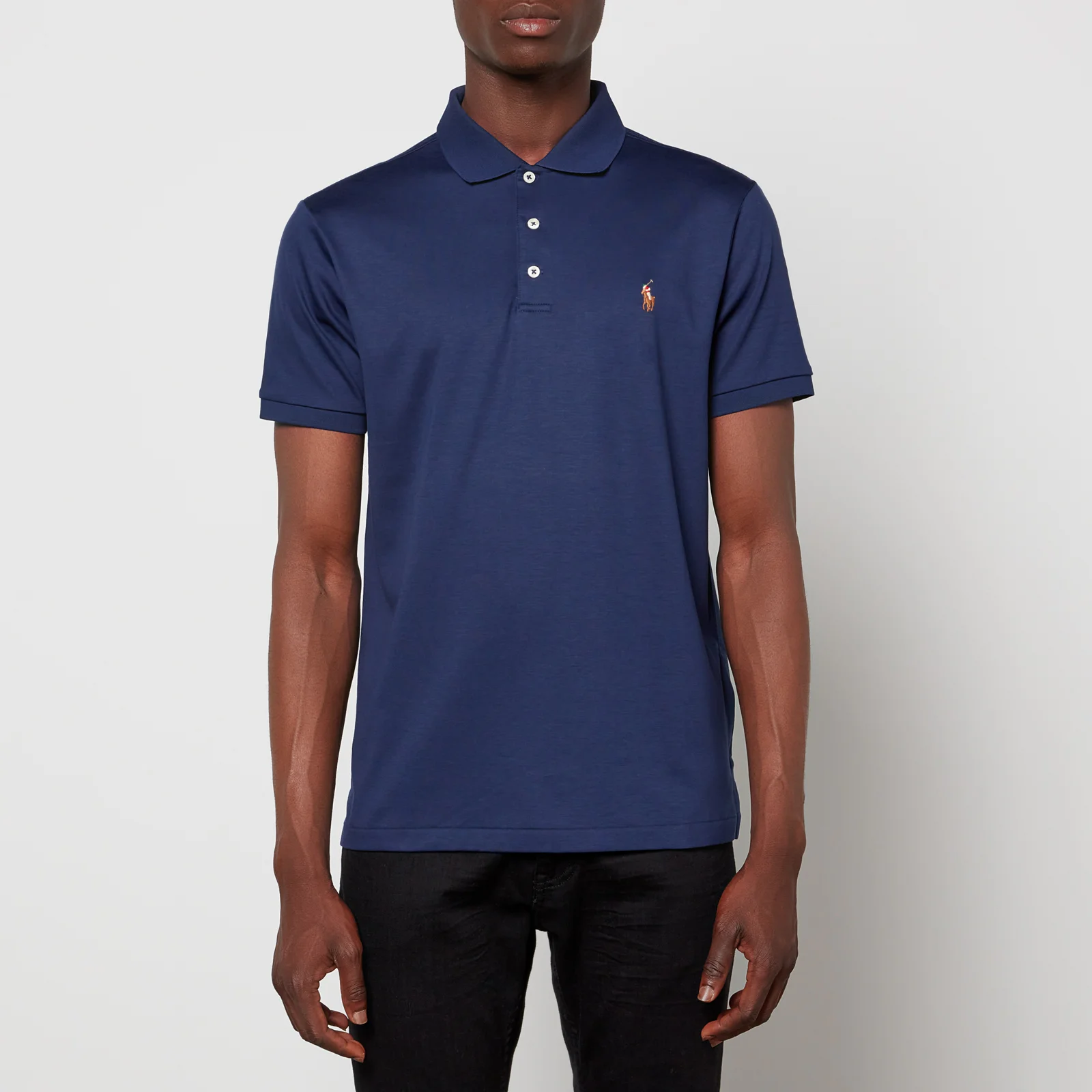 Polo Ralph Lauren Men's Slim Fit Soft Touch Polo Shirt - French Navy Image 1