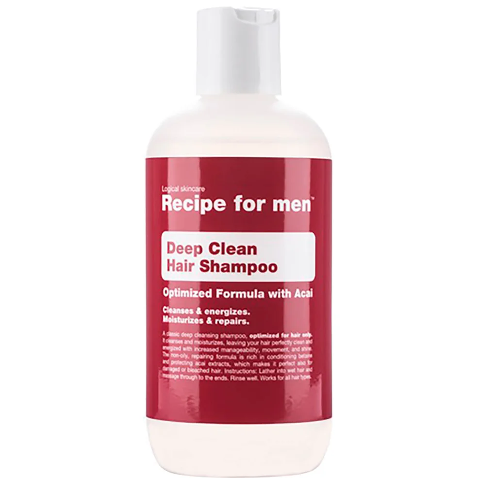 Recipe for Men Deep Cleansing Shampoo 250ml Image 1