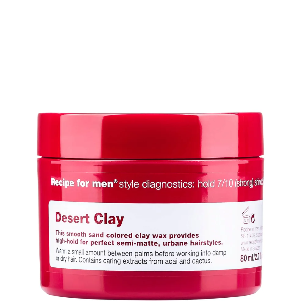 Recipe for Men Desert Clay Wax 80ml Image 1
