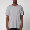 Acne Studios Men's Regular Fit Face Patch T-Shirt - Light Grey Melange - Image 1