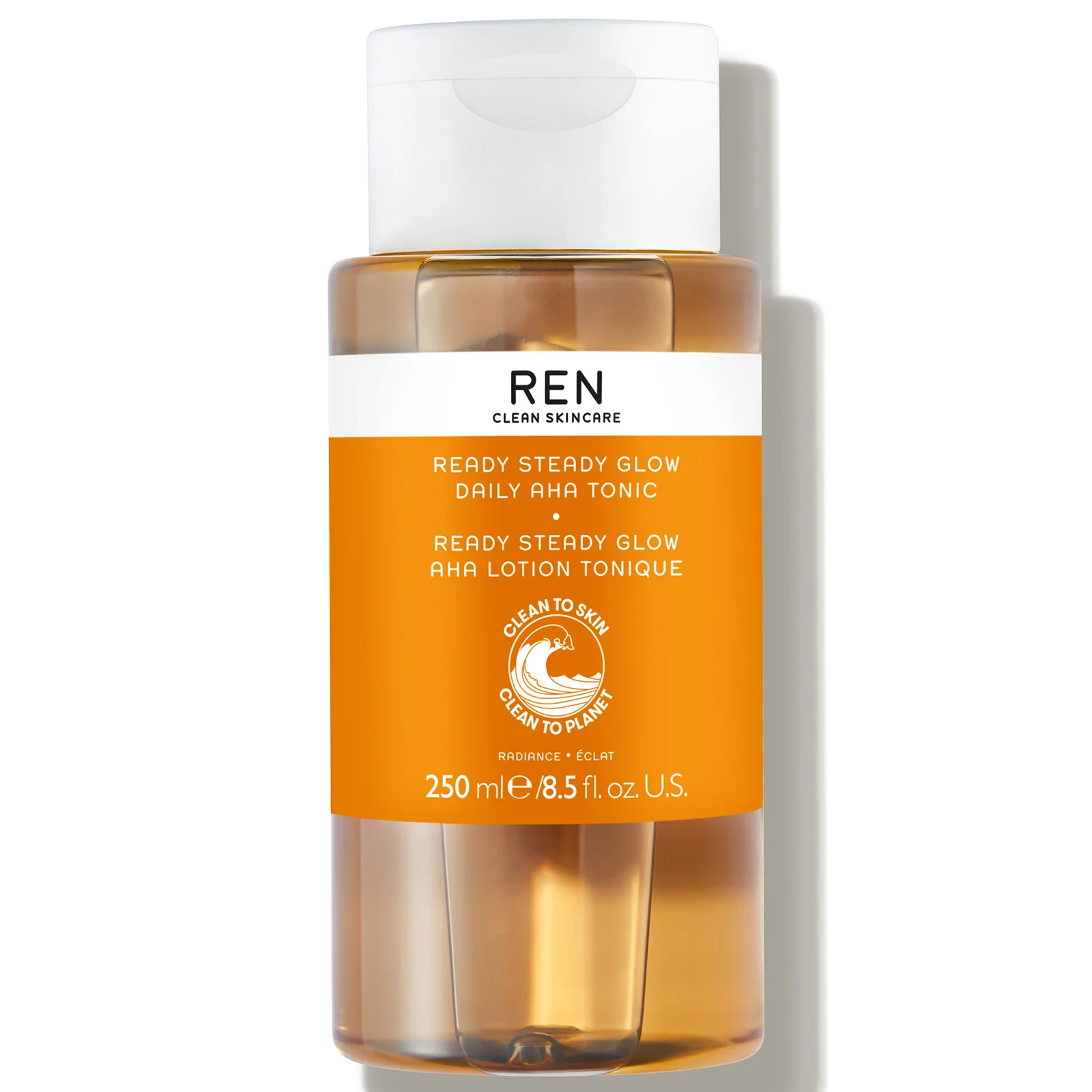 REN Clean Skincare Ready Steady Glow Daily AHA Tonic 250ml Image 1
