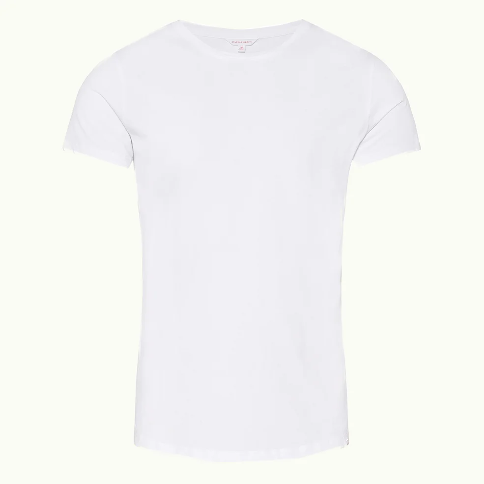 Orlebar Brown Men's Crewneck T-Shirt - White Image 1