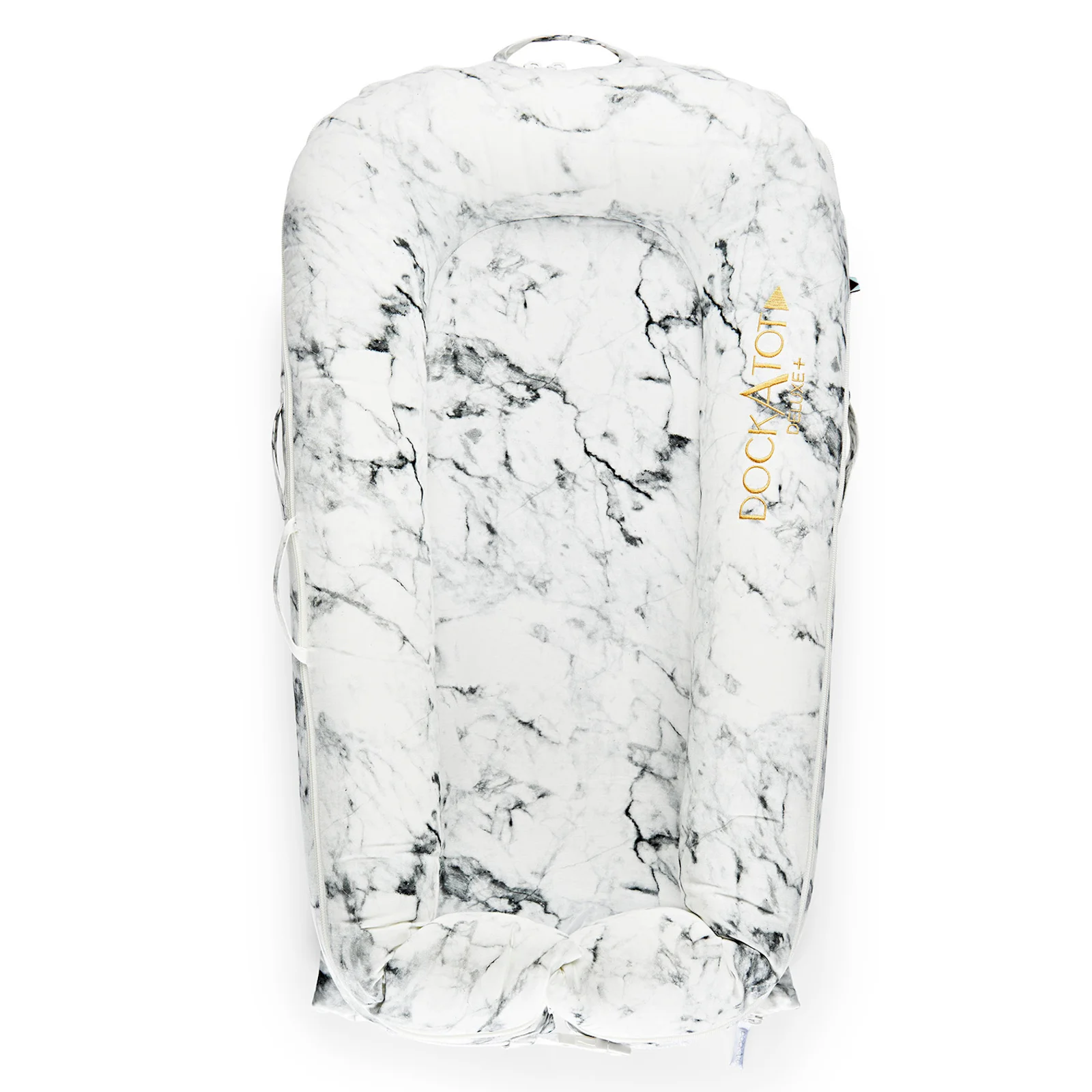 DockATot Deluxe + Pod for 0-8 Months - Carrara Marble Image 1