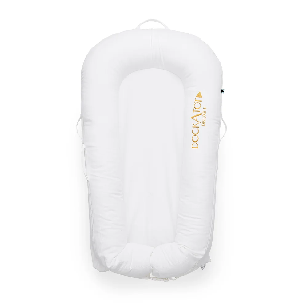 DockATot Deluxe+ Spare Cover for 0-8 Months - Pristine White Image 1